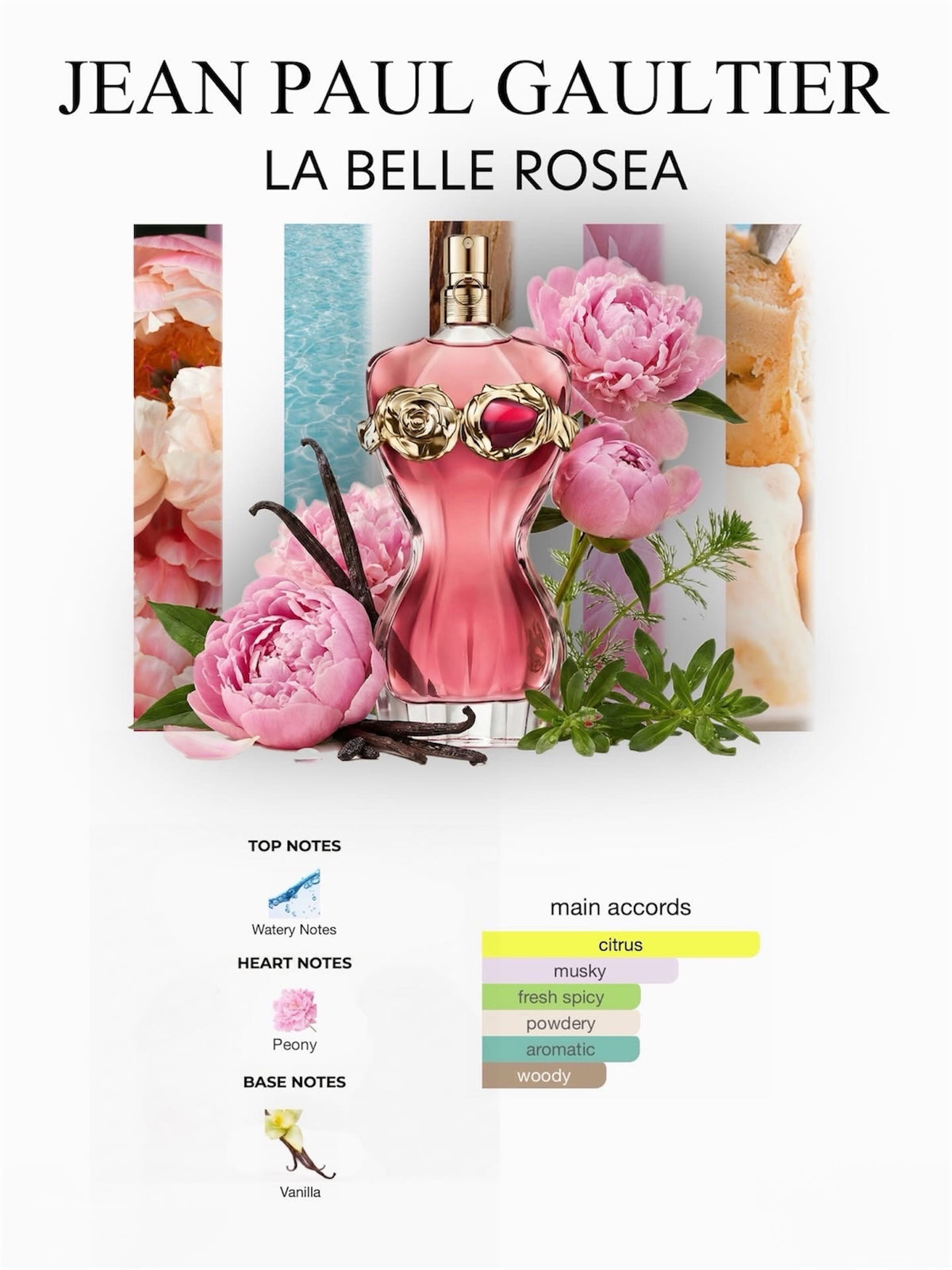 Jean Paul Gaultier La Belle Rosea EDP 3.4 oz