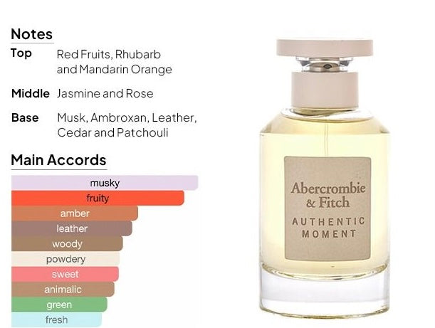 Abercrombie & Fitch Authentic Moment Eau de Parfum 3.4 oz (100 ml)