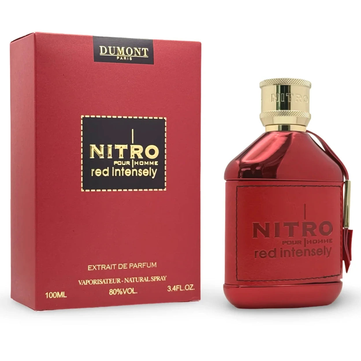 Nitro Red Intensely by Dumont Paris – 3.4 oz / 100 ml