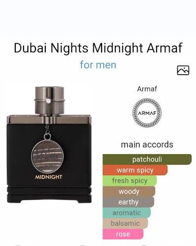 Dubai Nights Midnight by Armaf – 3.4 oz / 100 ml