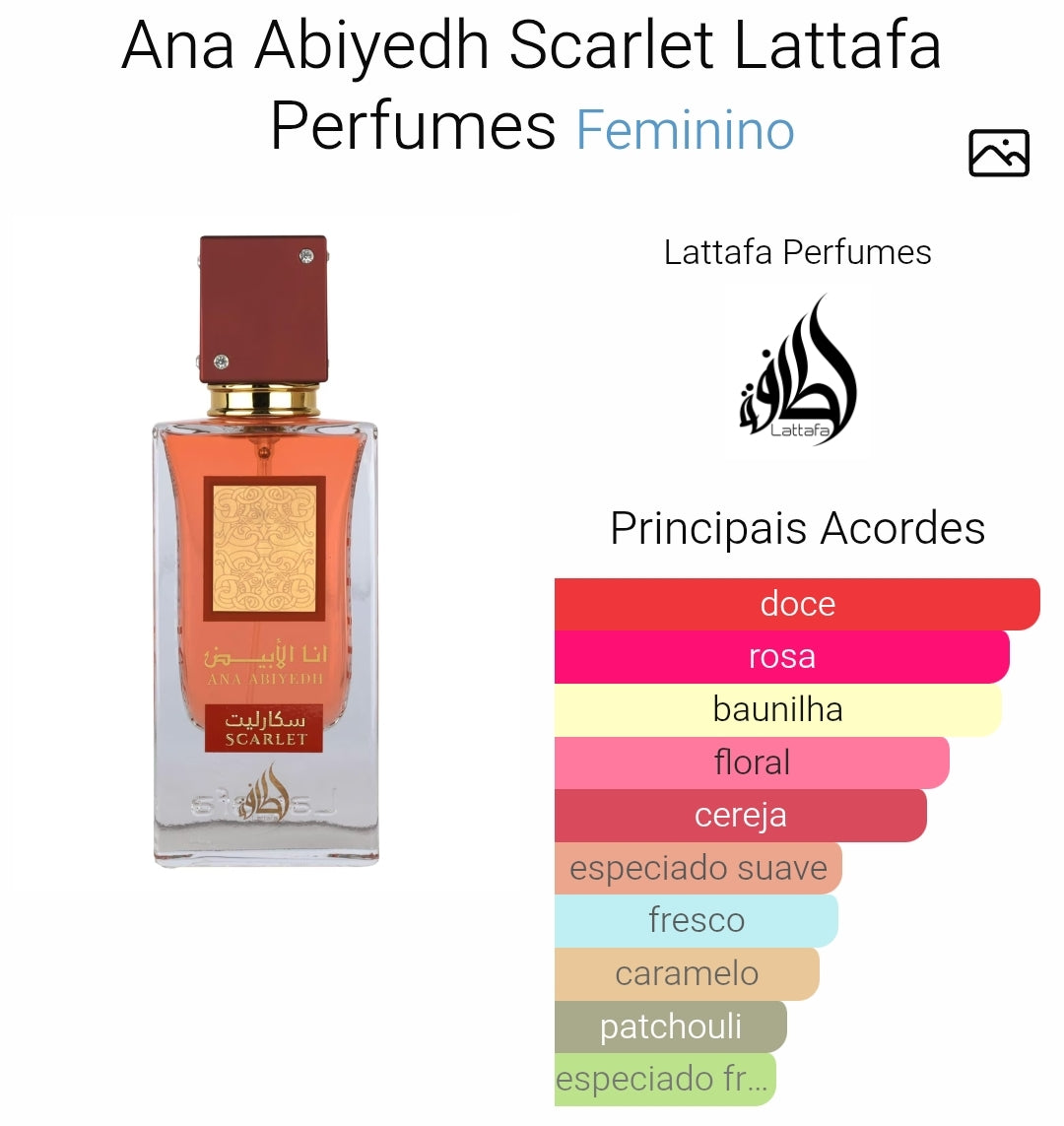 Ana Abiyedh Scarlet by Lattafa – 2.0 oz / 60 ml