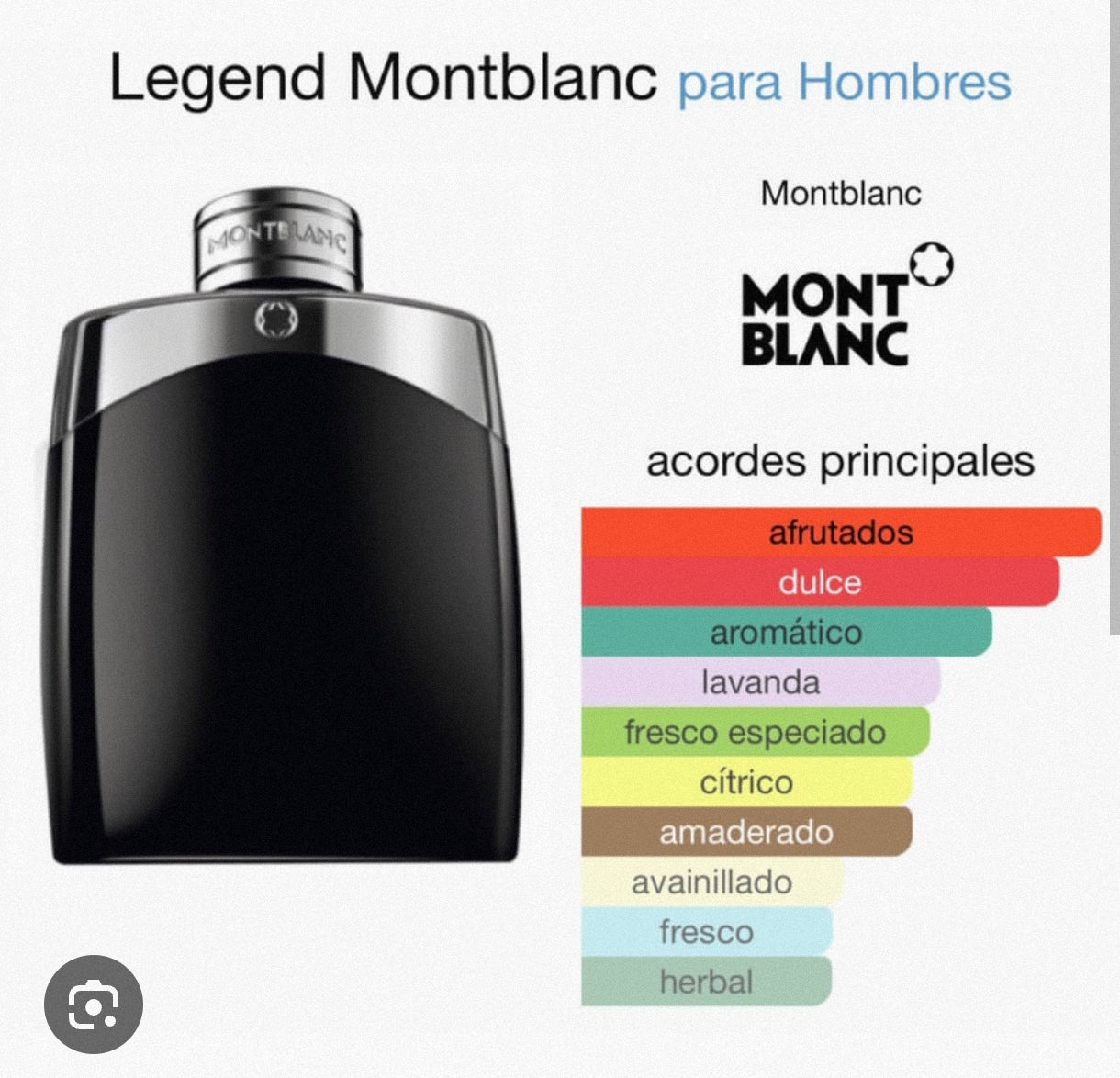 Legend Montblanc 3.3 oz (100 ml)