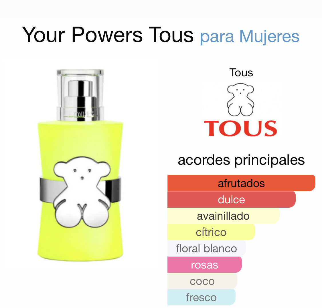 Tous Your Powers! Eau de Toilette para Mujer 3.0 oz