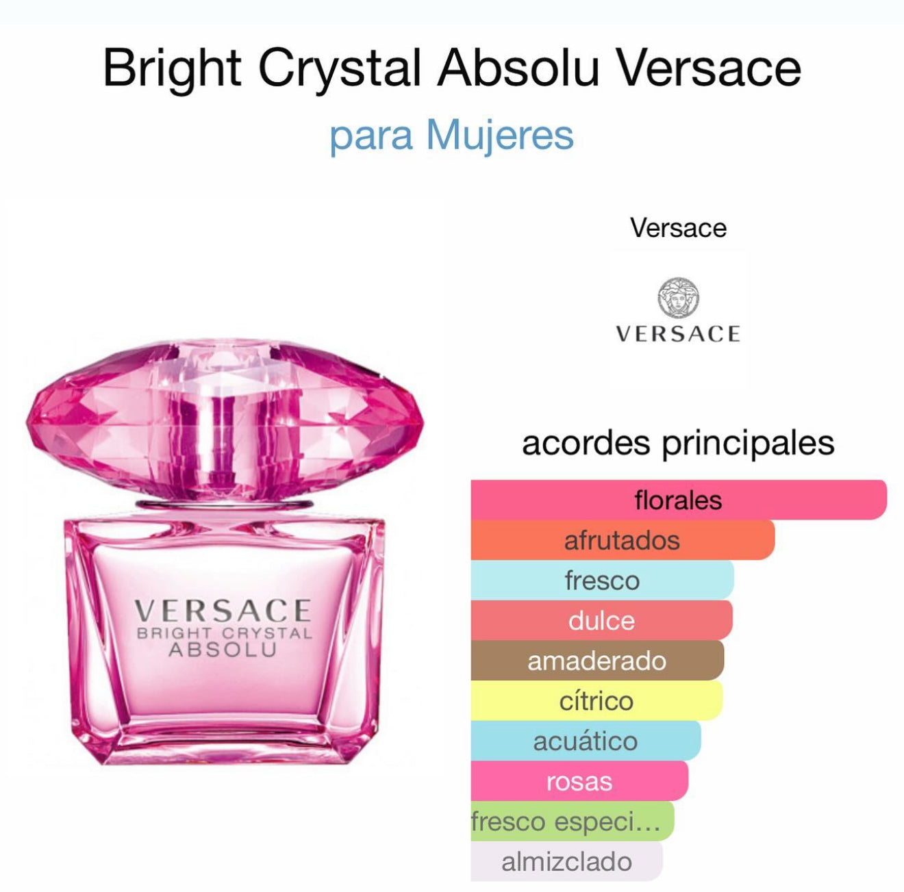 Versace Bright Crystal Absolu Eau de Parfum 3.0 oz (90 ml)