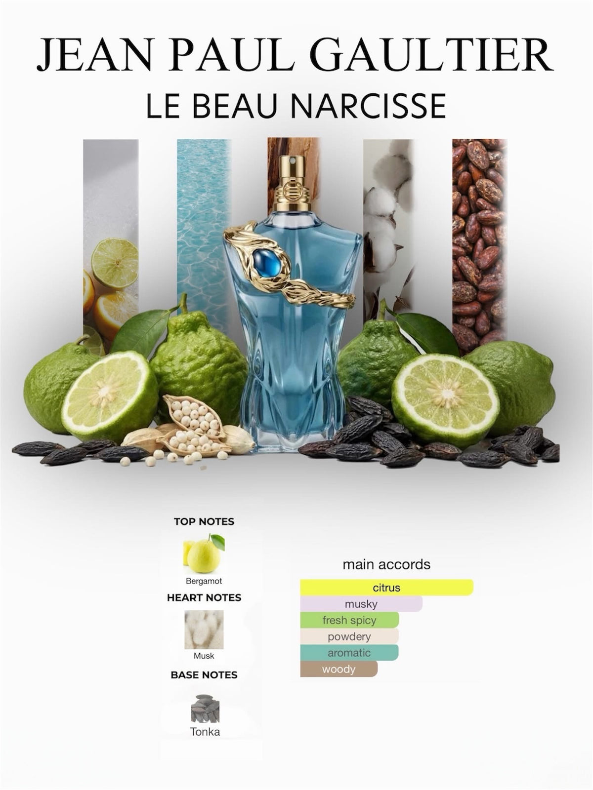 Jean Paul Gaultier Le Beau Narcisse 4.2 oz