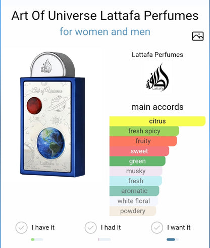 Lattafa Pride Art of Universe Eau de Parfum