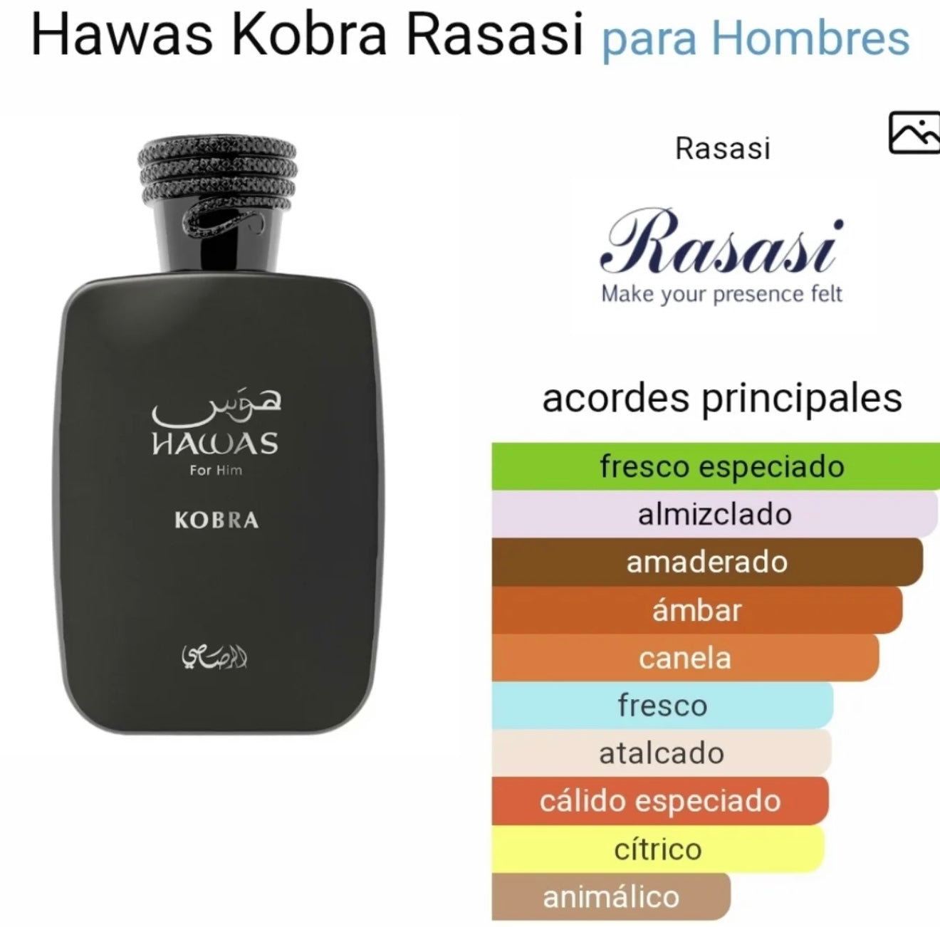 Hawas Kobra For Him Eau de Parfum