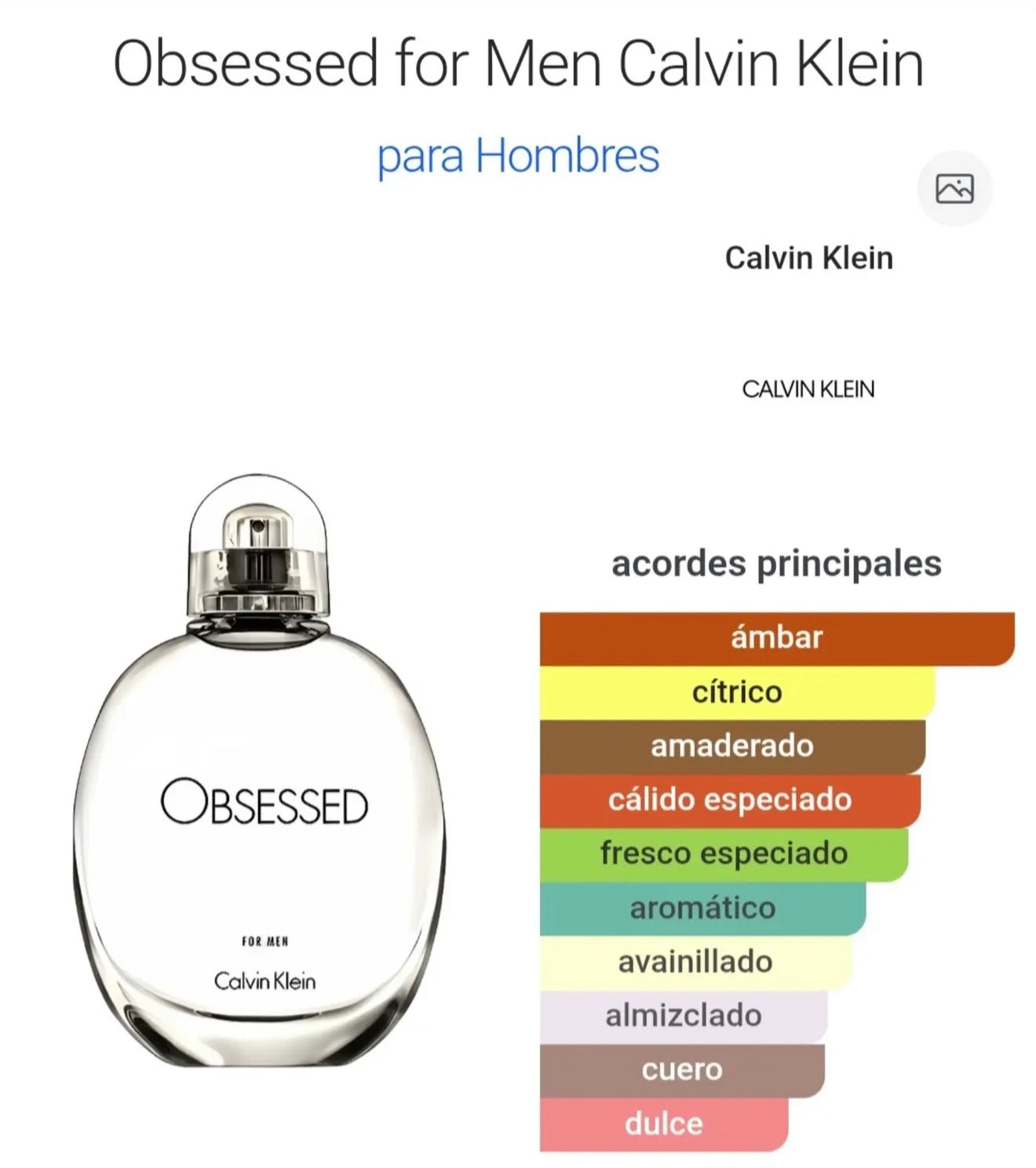 Obsession for Men by Calvin Klein – 4 oz / 125 ml