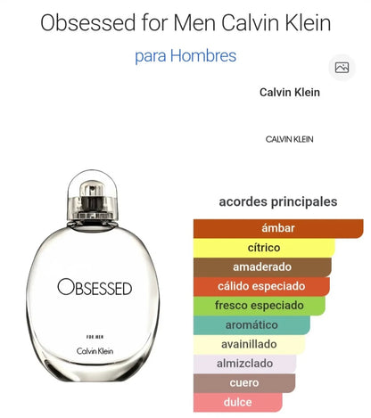 Obsession for Men by Calvin Klein – 4 oz / 125 ml