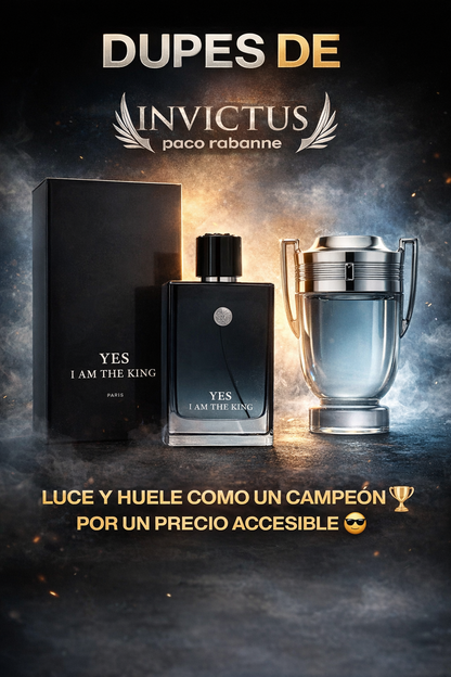 YES I AM THE KING –Paris eau toilette  for men 3.4 OZ