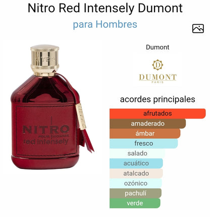 Nitro Red Intensely by Dumont Paris – 3.4 oz / 100 ml