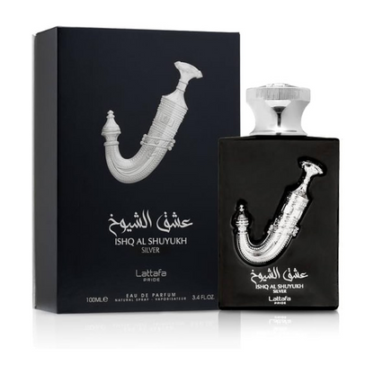 Ishq Al Shuyukh Silver by Lattafa Pride – 3.4 oz / 100 ml