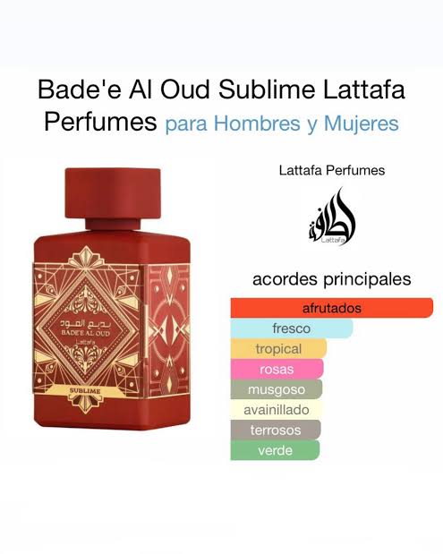 Sublime Badee Al Oud – Lattafa 3.4 oz Eau de Parfum