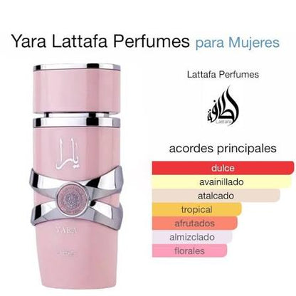 Perfume Yara de Lattafa 3.4 oz.